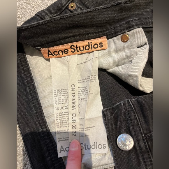 Acne Studios black jeans - Picture 2 of 2